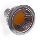 LED Spotlight Lighting Light Emitting Diode COB Warm White (3000-3500K) GU10 Silver