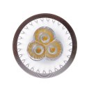 LED Spotlight Lighting Light Emitting Diode Warm White (3000-3500K) GU10 Silver
