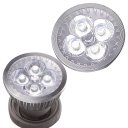 Spotlight Lighting Light Emitting Diode White (6000-6500K) GU10 Silver