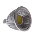 LED Spotlight Lighting Light Emitting Diode COB White (6000-6500K) MR16 Silver