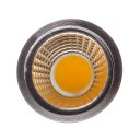 LED Spotlight Lighting Light Emitting Diode COB Warm White (3000-3500K) MR16 Silver