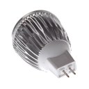 LED Spotlight Lighting Light Emitting Diode COB Warm White (3000-3500K) MR16 Silver