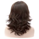 SW-1200 Euramerican Style Wig Fashion Short Hair Wig Deep Coffee