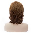 SW-1319 Euramerican Style Wig Fashion Short Curly Hair Wig Fading Brown