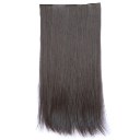 Wig Clips Ponytail Long Straight Hair Wig 60cm Color Number 99J