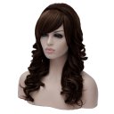 Fashion Cosplay COS Wig Curly Hair Dark Brown 56cm