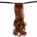 Wig Tie On Ponytail Banded Curly Hair Wig 30J
