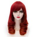 LW-948 Cosplay COS Wigs Airy Curl Hair Red