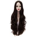 H764482W Japan Cosplay Wig Middle Part Big Curly COS Wig White