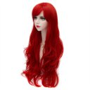 LW-898 RED Fashion Cosplay Wigs Airy Curl Hair Red