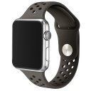 Replacement Watch Band for Apple WatchSeries 1&2 Soft TPU 38mm Sport Dark Gray