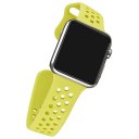 Replacement Watch Band for Apple WatchSeries 1&2 Soft TPU 42mm Sport Yellow