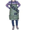 Camo Multi-Pocket BBQ Grill Apron Cooking Catering Baking Camping Picnic Tools