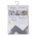 Hot Creative Wavy Pattern Polyester Bathroom Shower Curtain W/12 Plastic Hooks