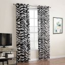 Home Fashion Double piece of large striped screens Polyester Material 4 Size