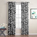 Home Fashion Double piece of large striped screens Polyester Material 4 Size