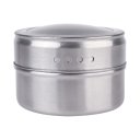 Magnetic Stainless Steel Spice Storage rack/Seasoning Jars-Perfect Containers