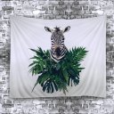 3D Digital Printing Wall Hanging Animal Tapestry-Zebra Bedroom Living Room Décor