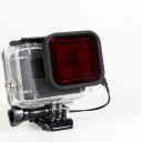 Underwater Waterproof Diving Housing Protective Case Cover Wth Red Filter