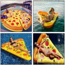 HRT Inflatable Pizza Pool Float