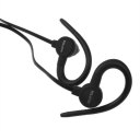 Ear Hook In-Ear Earphones PLY-012 Black Waterproof Bracelet Black