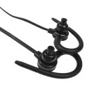 Ear Hook In-Ear Earphones PLY-012 Black Waterproof Bracelet Black