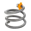 Faucet Connector Braided Stainless Steel Hose Female Straight Thread Faucet Hose 80cm