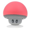 FINBY Wireless Bluetooth Sound Box Mushroom Shaped Car Mini Sound Box Red