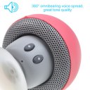 FINBY Wireless Bluetooth Sound Box Mushroom Shaped Car Mini Sound Box Red