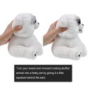 Plush Doll Adorable Plush Pets Stuffed Bear that Turns Feisty with a Squeeze