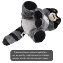 Plush Doll Adorable Plush Pets Stuffed Raccoon that Turns Feisty with a Squeeze