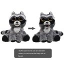 Plush Doll Adorable Plush Pets Stuffed Raccoon that Turns Feisty with a Squeeze