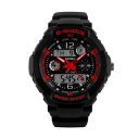 Multi-Function Dual Display Digital Watch Wrist Watch 0931 Red
