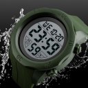 Multifunction Sports Watch Men's Waterproof Outdoor 1305 Army Green