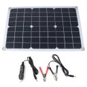 12V/5V DC Waterproof Battery Solar Panel USB For Phone Lighting Car Charger