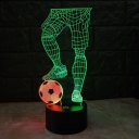 3D Soccer Touch Table Lamp 7 Colors Changing Desk Lamp USB Powered Decoration