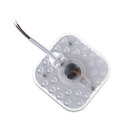 24 LEDs Ceiling Light Sound & Light Sensor Panel Light Module Square Lamp