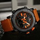 NAVIFORCE Trendy Design Luxury Men PU Leather Sport Watches Wrist Watch