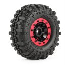 AX 4020-2 110mm 1.9in Tire Beadlock Wheel Rim for 1/10 SCX10 90046 D90 RC Car