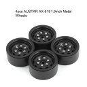 4pcs AUSTAR AX-618 1.9inch Metal Wheel Hub Rim Set for 1/10 RC Crawler Car