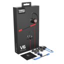 V6 Gaming Headset Vibration Games Headphone with Mic Stereo Bass PC Earphones