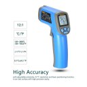 TS550 Digital Infrared Temperature Gun Thermometer Non-Contact IR Laser Point