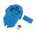 Wireless USB Optical Mouse black and blue