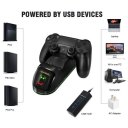 Dual Charging Dock Station Holder Double Handler Charger for PS4 Controller