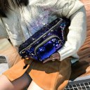 Bling-bling Sequins Decoration Large Capacity Fashion Waist Bag Chest Pack