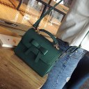 Cute Bowknot PU Leather Women Girl Handbag Bag Single Shoulder Crossbody Bag