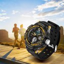 SANDA 289 Waterproof Sports Watch Unisex Multifunctional Military Wristwatch