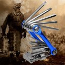 Multifunctional Bike Bicycle Repair Tools Kit Set Folding Hex Wrench Tool