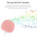 Portable Sponge Ball Shaped 3.5mm Music Speaker Player Audio Dock Plug & Play