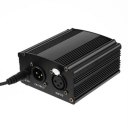 48V Phantom Power with Audio Line For Condenser Microphone Studio Broadcasting